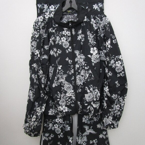 Active Pant Set Jacket Recycled Poly black White - Picture 3 of 14